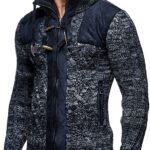 Cardigan con cappuccio da uomo di Leif Nelson 13